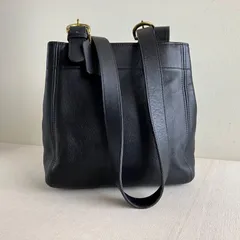 Vintage Coach Waverly Soho Buckle Black Leather Shoulder Bag USA