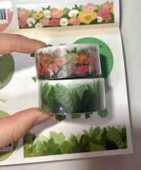 ララハウス 花 / 葉っぱ マスキングテープ