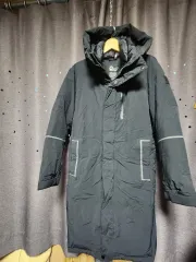 ペンフィールド Penfield メンズ ブラック ダウンジャケット ロング丈 -M