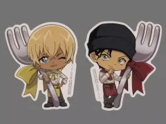 【中古】シール・ステッカー 赤井秀一＆安室透 オリジナルステッカー(2枚セット) 「劇場版 名探偵コナン 黒鉄の魚影×Cake.jp」 赤井秀一・安室透ケーキ缶セット ECサイト購入特典