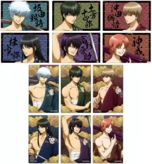 【中古】シール・ステッカー 全12種セット 「銀魂 描き下ろしイラスト 和装さらしver. トレーディングカードステッカー」