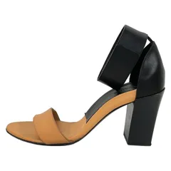 Chloe(クロエ) パンプス 38 レディース - オレンジ×黒 レザー