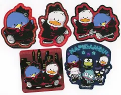 【中古】シール・ステッカー タキシードサム＆はひるのペックル＆はぴだんぶい ダイカットステッカー 「Happyくじ Sanrio characters HALLOWEEN 2024」 ダイカットステッカー賞