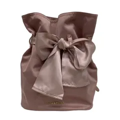 Maison de FLEUR(メゾンドフルール) リュックサック美品  - ライトピンク リボン