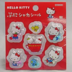 【中古】シール・ステッカー ハローキティ(レッド) ぷにシャカシール 「サンリオキャラクターズ」