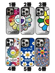 MagSafe対応 人気 村上隆 コラボ＆ワードアート ミラー iPhoneケース 6種デザイン CASETiFY 耐衝撃 スマホケース iPhone17/16/15/14/13/12 対応