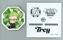 【中古】シール・ステッカー トレイ・クローバー オーロラステッカー＆ボディーシールセット 「ディズニー ツイステッドワンダーランド 3D Magical Live -Blazing Jewel-」