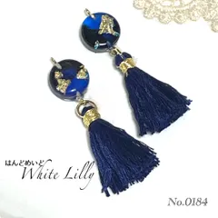 No.0184　タッセル付きピアス