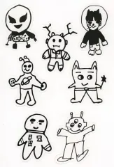 【中古】シール・ステッカー [単品] ENHYPEN カッティングステッカーパック(7枚組) 「ENHYPEN 2024 GGU GGU PACKAGE (DECO package)」 同梱品