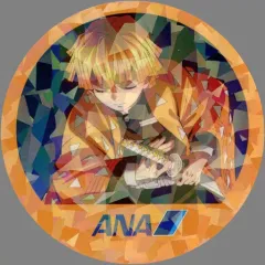 【中古】紙製品 我妻善逸(刀/ホログラム) 機内限定コラボメンコ 「鬼滅の刃×ANA」 国内線機内限定 子供向け配布品