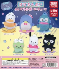 【中古】紙製品 ガチャ台紙 「サンリオキャラクターズ はぴだんぶい ぬいぐるみボールチェーン」