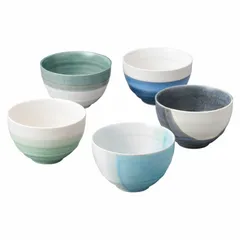 【ギフト】[食器]Zen -禅- ラグーンブルー ボール5Pセット