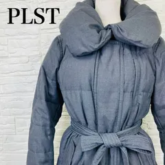 美品 PLST プラステ ダウン ロングコート Aライン 0120K