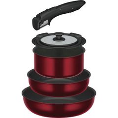 タッパーウェア コンパクト三層鍋 ハンドル付き（新品） - メルカリ