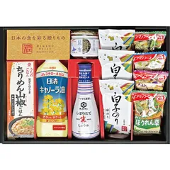 【ギフト】[食品/和風惣菜]味香門和膳(みかどわぜん)アマノフーズ&キッコーマン和食詰合せ G-Dのサムネイル