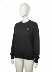 ライクアベア クマ 刺繍 スウェット ブラック/ネイビー