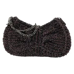 ANTEPRIMA(アンテプリマ) ショルダーバッグ ワイヤーバッグ ボルドー ストラップ着脱可/スパンコール/ビーズ