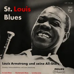 7” Louis Armstrong & His All-star St. Louis Blues 429173BE PHILIPS /00080