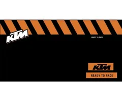 ★アウトレット★新品 MotoGP KTM RACING 40 x 120 cm レーシング カーペット マットア クセサリー READY TO RACE オートバイ関連グッズ