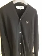 コム・デ・ギャルソン ブラックハート カーディガン xxl