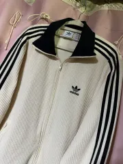 アディダス ワッフルジャージ adidas必須アイテム adidas 炎 ワッフル BECKENBAUER トラックジャージ