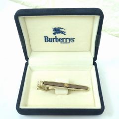 極美品】Burberrys バーバリー ノバチェック ネクタイピン ゴールド