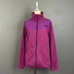 THE NORTH FACE ザノースフェイス マウンテンバーサマイクロジャケット フリースジャケット ジップアップ ハイネック ロゴ刺繍 パープル レディース NLW61804