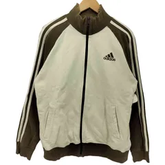 アディダス adidas 00s パフォーマンスロゴ スリーストライプ スウェット地 ラグラン トラックジャケット メンズ import：M 