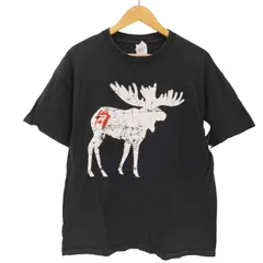 ユーズドフルギ USED古着 TENNESSEE RIVER ボディ 90S ボディ メキシコ製 UK ロックバンド アニマル キスマーク プリント ツアー S/S Tシャツ メンズ import：L 