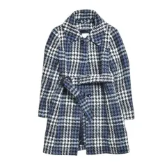 クレージュ COURREGES ツイード ウール チェック コート N973