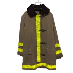 【GLOBE】 80s USA製 リフレクター付き USファイヤーマンジャケット 80年代 MADE IN USA ワーク 作業 フック コーデュロイ襟 S-4083