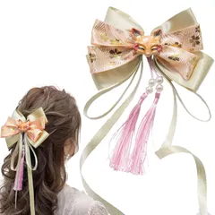 [JZOON] 髪飾り 卒業式 袴 髪飾り 成人式 和装 ヘアアクセサリー 浴衣 髪飾り リボン 浴衣 着物 振袖 髪 飾り 髪留め 七五三 お宮祭り 花火大会 入学式 結婚式 H3107