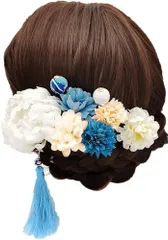和風 和装 髪飾り 9点セット 花 ドライフラワー プリザーブドフラワー 高級造花 ヘアアクセサリー 成人式 舞妓風 つまみ細工 ヘアクリップ フラワー 髪留め 着物 浴衣 卒業式 袴 成人式 結婚式 七五三 和装小物