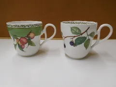 送料無料 ノリタケ ロイヤルオチャード マグカップ ２個セット囗T巛