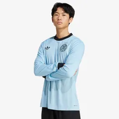 【送料無料・匿名配送】adidas originals アディダス オリジナルス ドイツ代表 125周年記念 長袖 シャツ 水色 並行輸入 新品 正規品