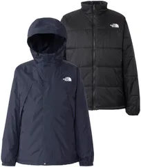 ザ・ノース・フェイス THE NORTH FACE アウトドア クロノストリクライメイトジャケット メンズ アウター パーカー フーディ 秋冬 春 保温 防水透湿 キャンプ 防寒 タウンユース 普段使い インナー付き 上着  N AK アビエイターネイビー×ブ