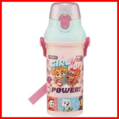 480ml プラスチック 直飲み ワンタッチ 食洗機対応 子供用 日本製 パウ・パトロール 水筒 GIRL PUP スケーター(Skater) 女の子 PSB5SANAG-A