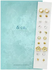 【めざましテレビで紹介されました】 &co. 耳つぼジュエリー 耳ツボジュエリー 純チタン ハロウィン ボディピアス (イエベコレクション, Aタイプ20粒)