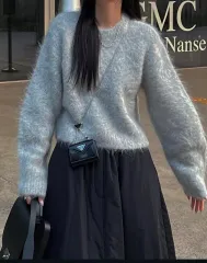 TREEMINGBIRD アンゴラ ニット グレー