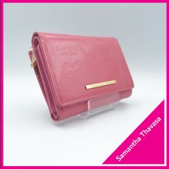 SamanthaThavasa（サマンサタバサ）】三つ折り財布 ピンク ハート