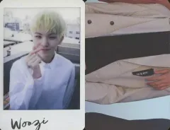【中古】コレクションカード(男性) Seventeen/WOOZI(ウジ)/上半身・衣装白/4th Mini Album「Al1 ver2.Al1[03]」特典フォトカード