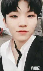 【中古】コレクションカード(男性) SEVENTEEN/WOOZI(ウジ)/CD「JAPAN 1ST MINI ALBUM WE MAKE YOU」デビューショーケース・ハイタッチ会限定購入特典フォトカード