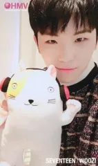 【中古】コレクションカード(男性) SEVENTEEN/WOOZI(ウジ)/「SEVENTEEN 2018 JAPAN ARENA TOUR ‘SVT’」会場限定 HMVブース CD＆DVD＆Blu-ray購入特典オリジナルコラボカード