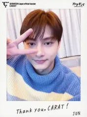 【中古】生写真(男性) SEVENTEEN/JUN(ジュン)/「SEVENTEEN Japan official fanclub ”CARAT”」×「SEVENTEEN Japan CARAT mobile “カラモバ”」Ｗ会員プレゼント ポラロイド風写真