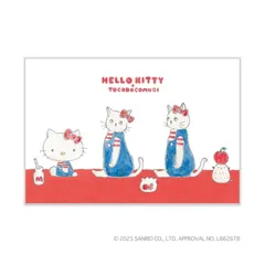 トコロコムギ x サンリオコラボ ポストカード ハローキティ 並び M01-PPA-235