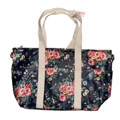 C440 Cath Kidston（キャス・キッドソン） マザーズバッグ ベビーバッグ 花柄 ネイビー クラシック 大容量  チェンジングマット付き 旅行