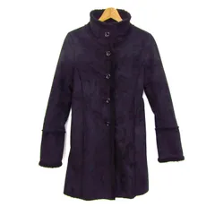 ボナジョルナータ スタンドカラーコート ボア ブランド アウター 黒 レディース Sサイズ ブラック BUONA GIORNATA 【中古】