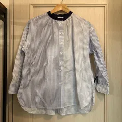 / ノップドゥノッド nop de nod ストライプ 七分袖 ブラウス シャツ トップス　レディース　blouse　shirt　Tops　ladies　お呼ばれ　デート　オフィスカジュアル　食事会のサムネイル