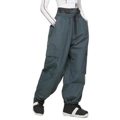 【新品】 [MORGEN SKY] スノーボード ウェア スキーパンツ スノーボード スキーウェア スノボウェア ズボン 防寒着 メンズ レディース 撥水 防寒 防風 保温 スノボ 雪遊び 登山 スノーコンビ アウトドア スポーツ サイズ調整可能 男女兼用 1