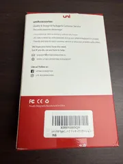 uni USB-C 8-in-1 ハブ ドッキングステーション 着脱式ケーブル 100W PD急速充電 4K HDMI 有線LAN SD/microSD カードリーダー シリコンカバー付 美品